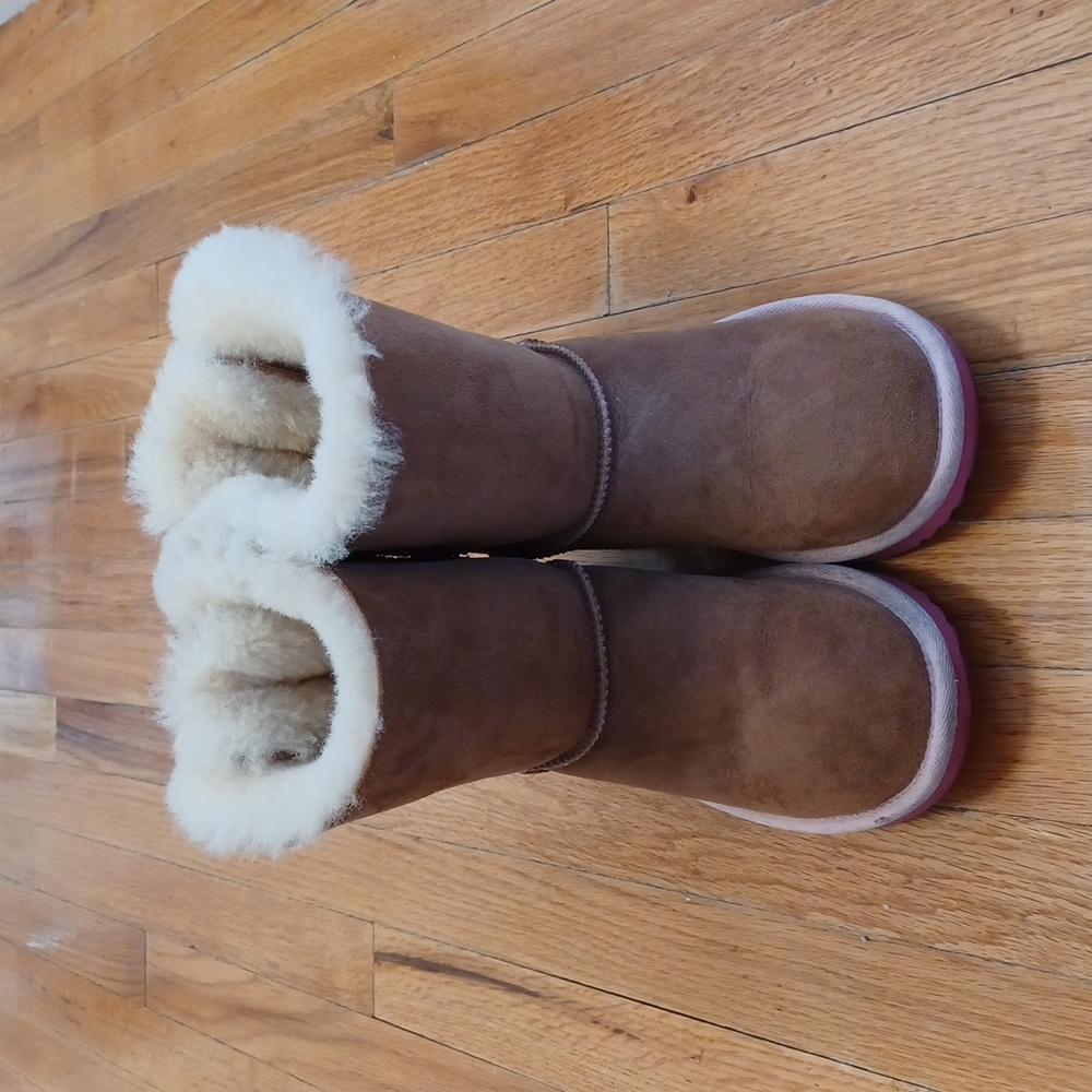Girls UGG suede boots